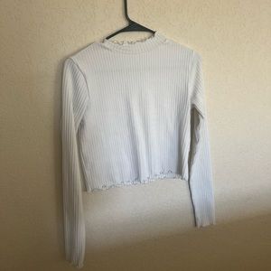 white long sleeve shirt